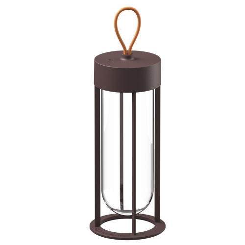 In Vitro Unplugged portable lamp – deep brown - Flos