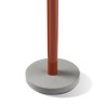 Bellhop floor lamp - white/brick red (F1070075) - Flos