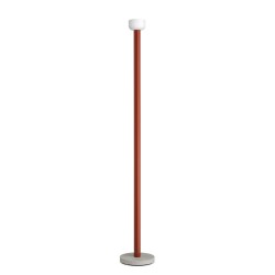 Bellhop floor lamp - white/brick red (F1070075) - Flos