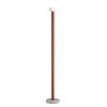 Bellhop floor lamp - white/brick red (F1070075) - Flos