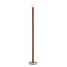 Bellhop floor lamp - white/brick red (F1070075) - Flos