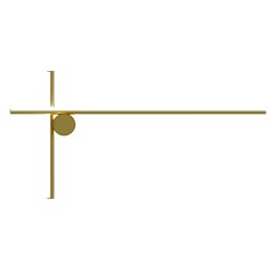 Coordinates Wall 2 wall lamp – anodized champagne (F1811044)