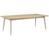 C65 Åstrup table – 220/320 x 100 cm – clear lacquered oak - FDB Møbler