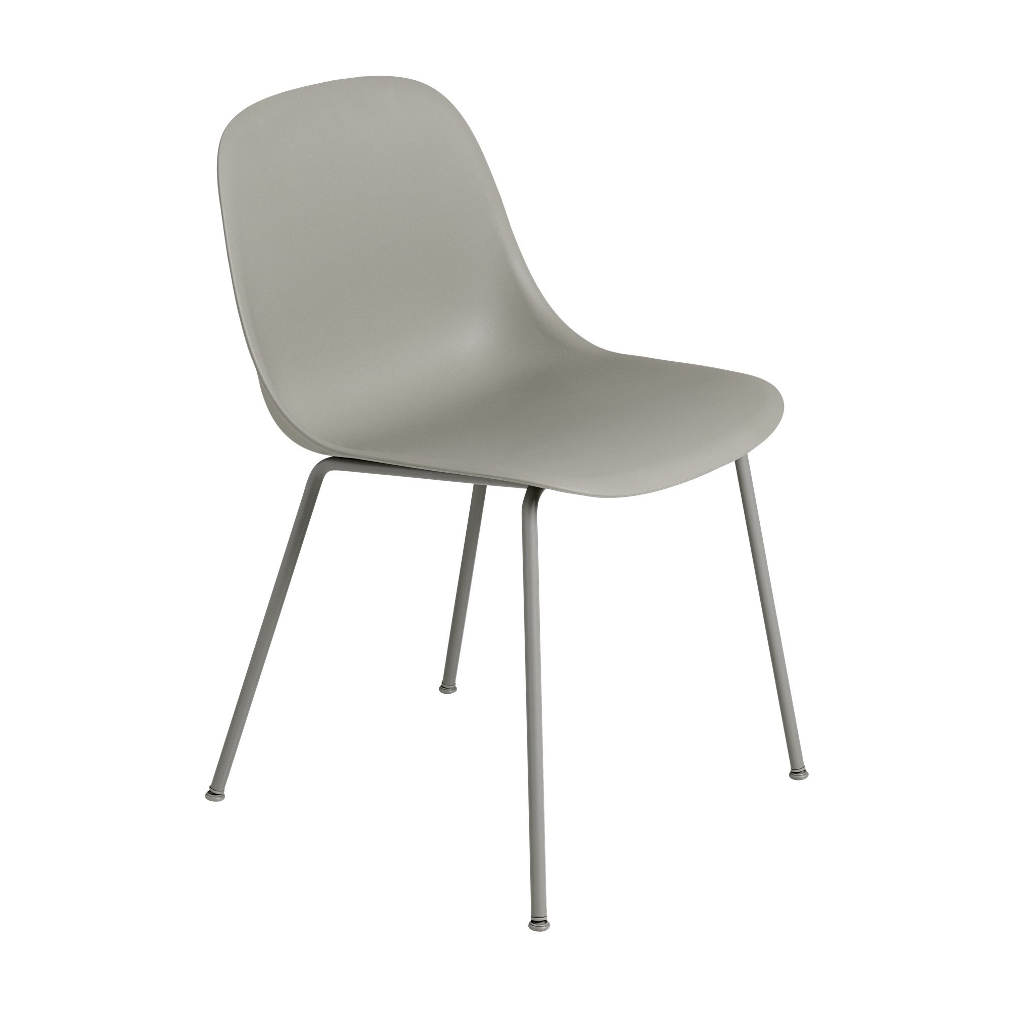 grey / grey - Fiber tube base, without armrest - Muuto