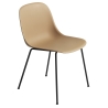 ochre / black - Fiber tube base, without armrest - Muuto