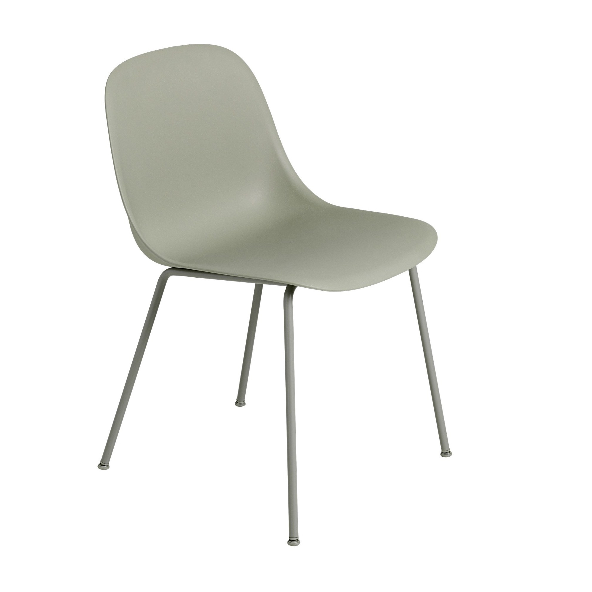 dusty green / dusty green - Fiber tube base, without armrest - Muuto