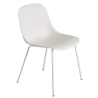 white / white - Fiber tube base, without armrest - Muuto