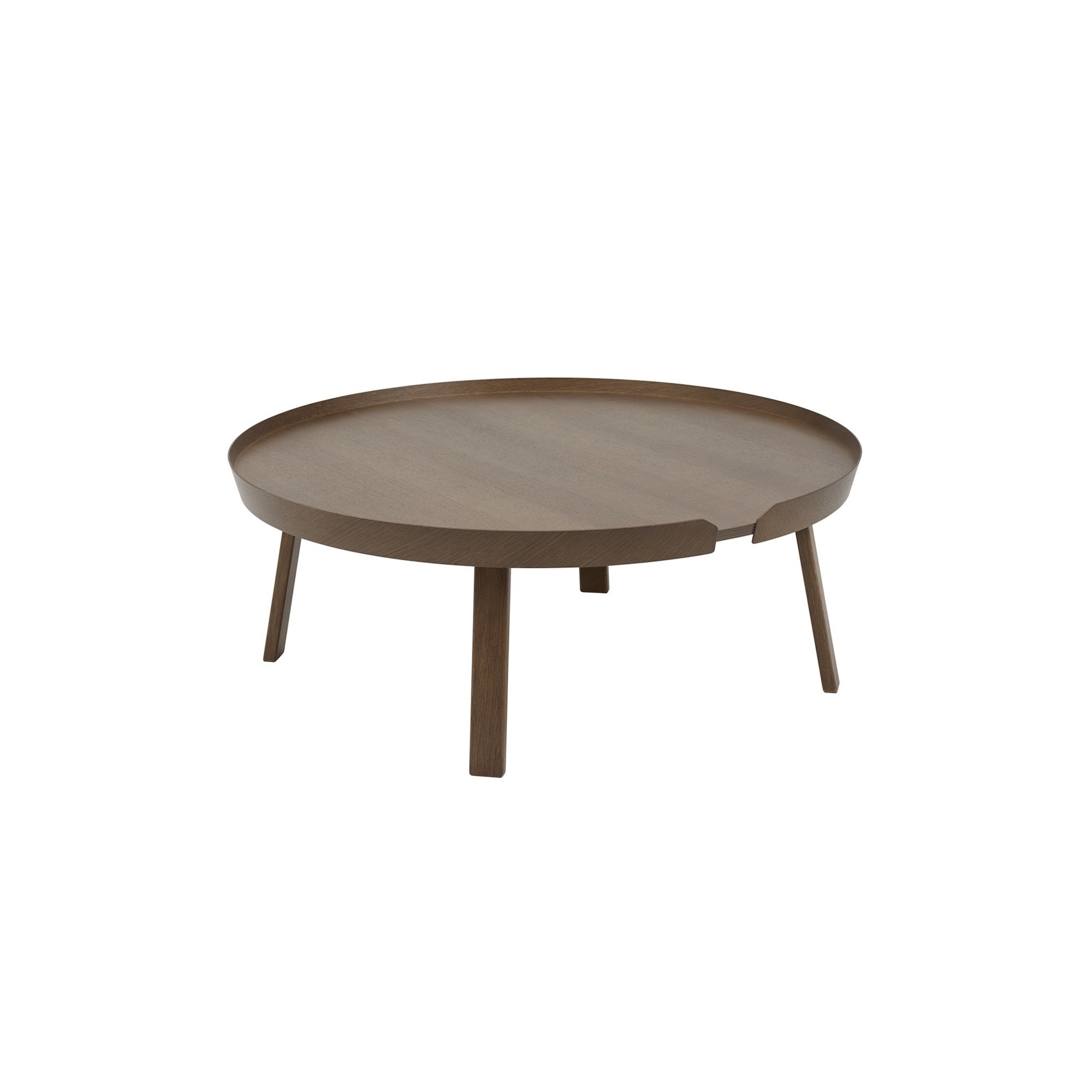 oak stained dark brown - XL - Around table - Muuto