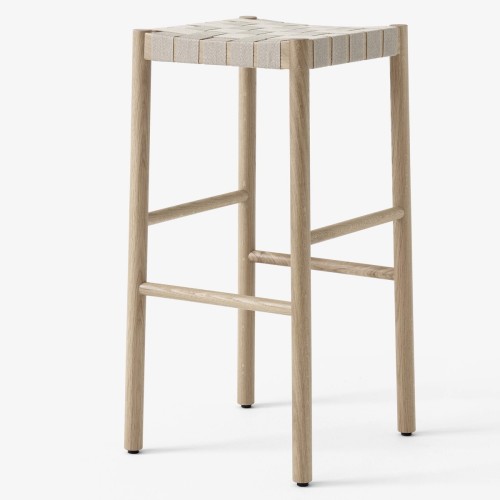 Tabouret Betty TK8 (H76 cm) – Chêne / Lin naturel - &Tradition