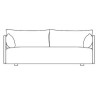 Lupo 008 - Sofa 2 seater Offset - Audo Copenhagen