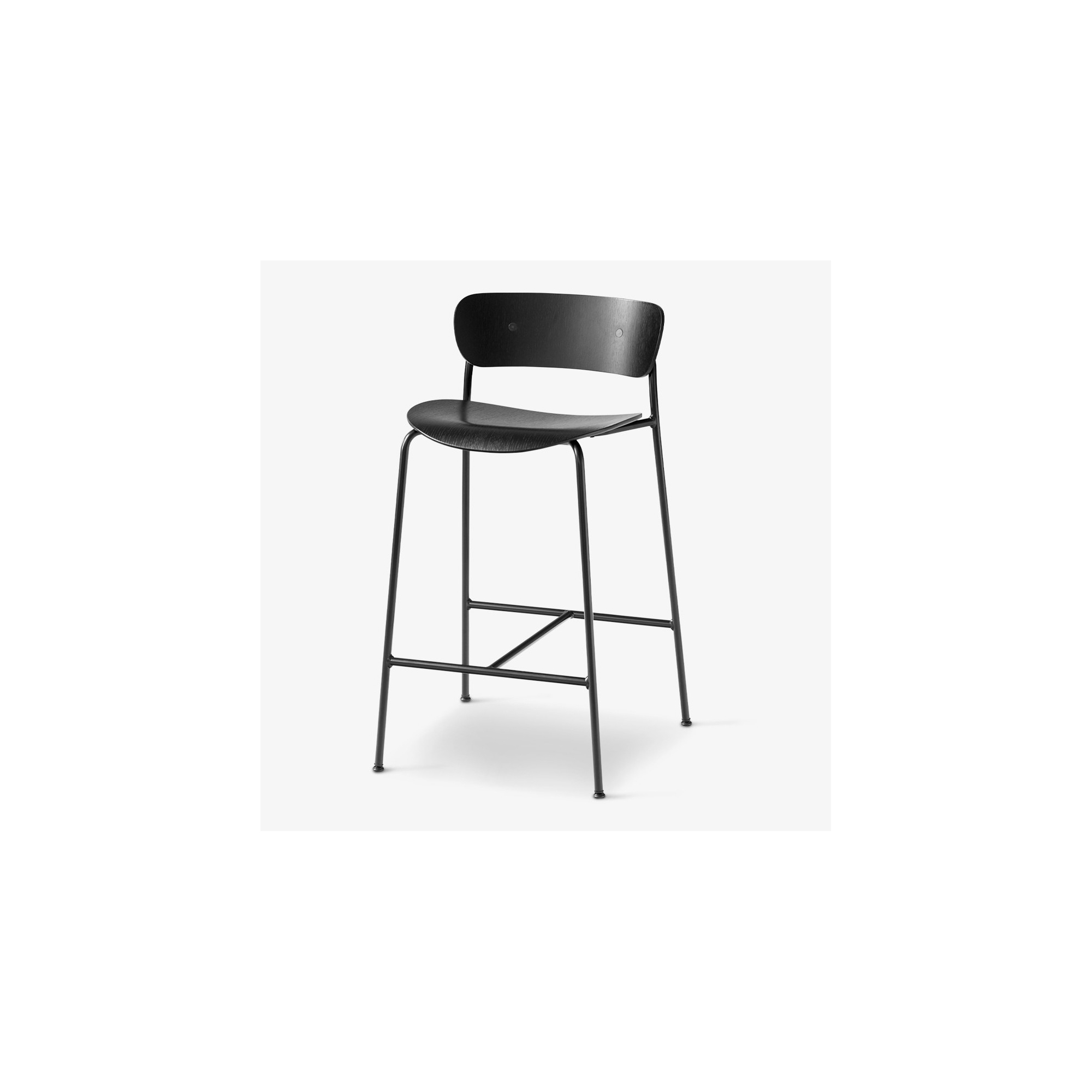 noir - Pavilion AV9 (hauteur d'assise 75cm) - &Tradition