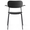 with armrests - black oak / black frame - Co chair - Audo Copenhagen