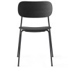 sans accoudoirs - chêne noir / piètement noir - Co Chair - Audo Copenhagen