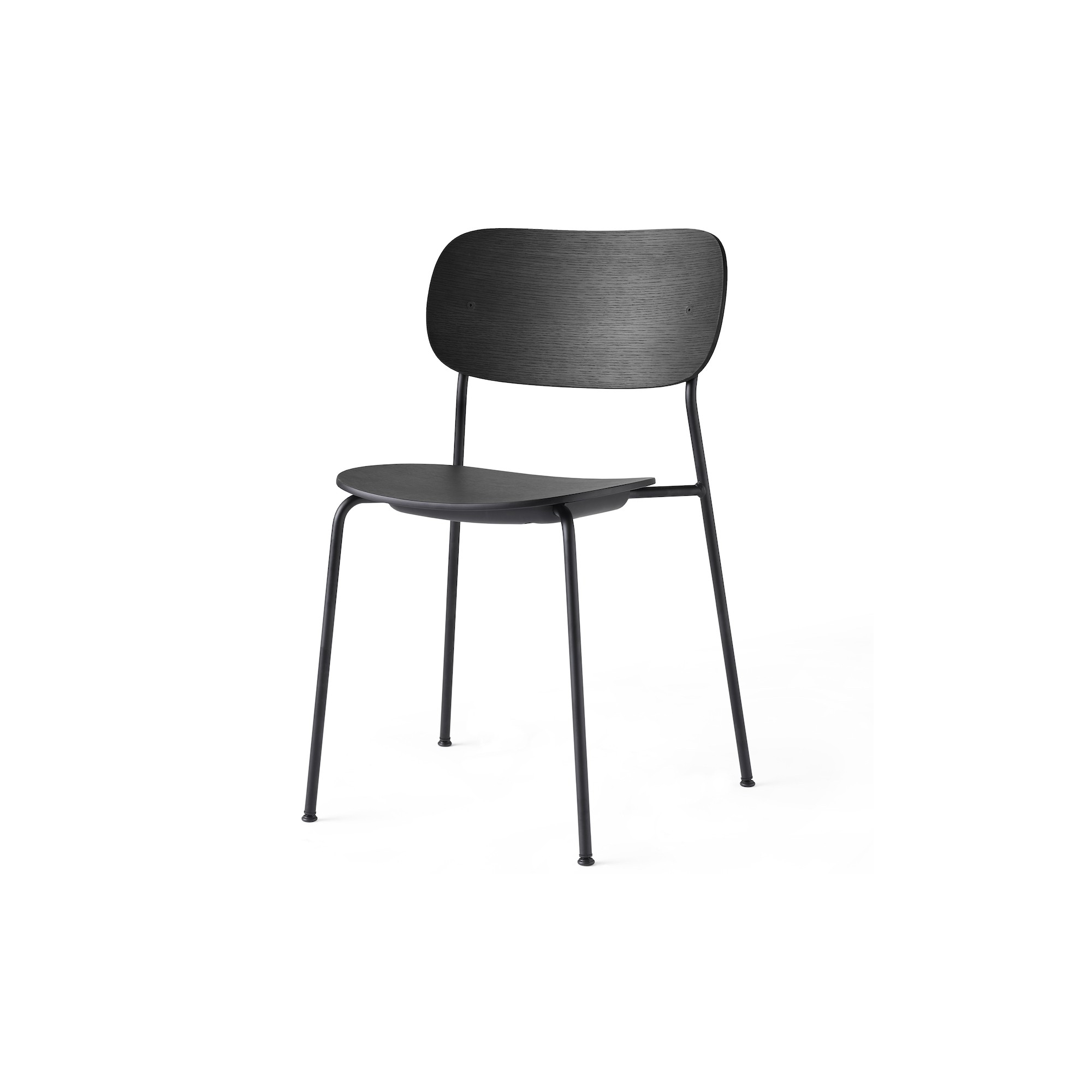 without armrests - black oak / black frame - Co chair - Audo Copenhagen