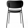 sans accoudoirs - cuir Dakar 0842 / chêne noir / piètement noir - Co Chair - Audo Copenhagen