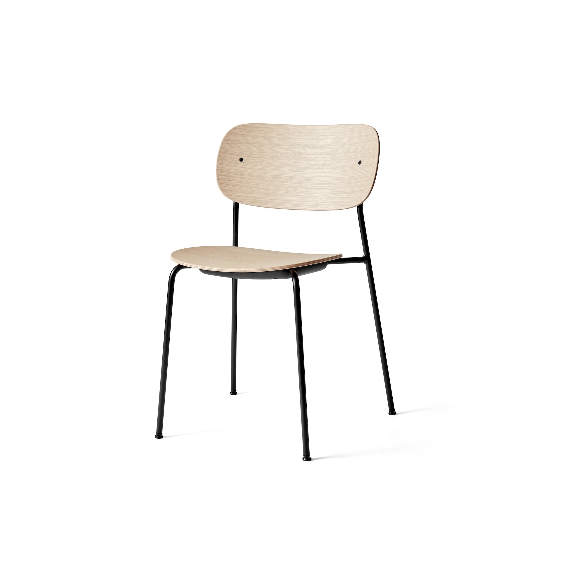 without armrests - natural oak / black frame - Co chair - Audo Copenhagen