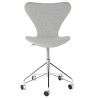 fully upholstered, Divina Melange 120 light grey - 3117 - Fritz Hansen