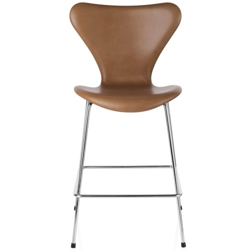 Grace walnut leather - Series 7 bar/counter stool