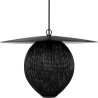 Ø22cm (M) - soft black semi mat - suspension Satellite - Gubi