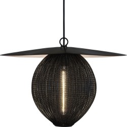 Ø22cm (M) - soft black semi matt - Satellite pendant - Gubi