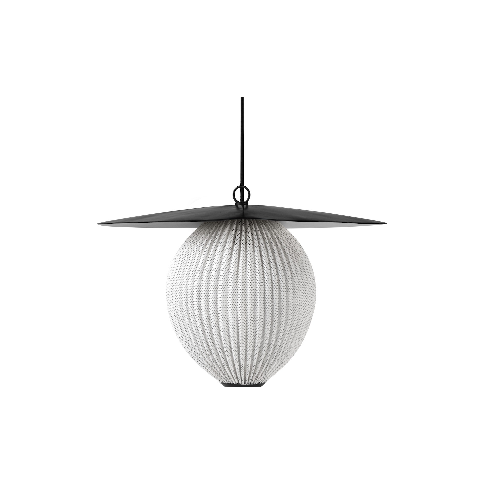 Ø27cm (L) - cream white semi matt - Satellite pendant - Gubi