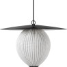 Ø22cm (M) - blanc crème semi mat - suspension Satellite - Gubi