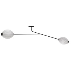 cream white semi matt - Satellite wall / ceiling lamp - Gubi