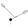 cream white semi matt - Satellite wall / ceiling lamp - Gubi