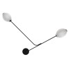 cream white semi matt - Satellite wall / ceiling lamp - Gubi