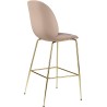 Front Steelcut 605 + sweet pink shell + brass semi matt base - Beetle Stool H65cm - Gubi