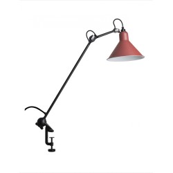 black, red cone - Gras 201 - architect lamp - DCW éditions