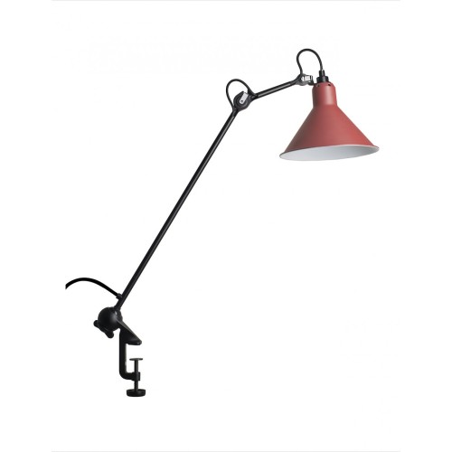 black, red cone - Gras 201 - architect lamp - DCW éditions