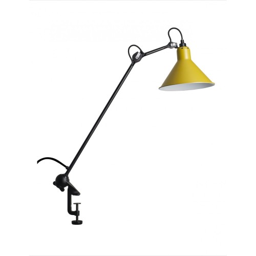 noir, cône jaune - Gras 201 - lampe d'architecte - DCW éditions