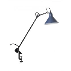 black, blue cone - Gras 201 - architect lamp - DCW éditions