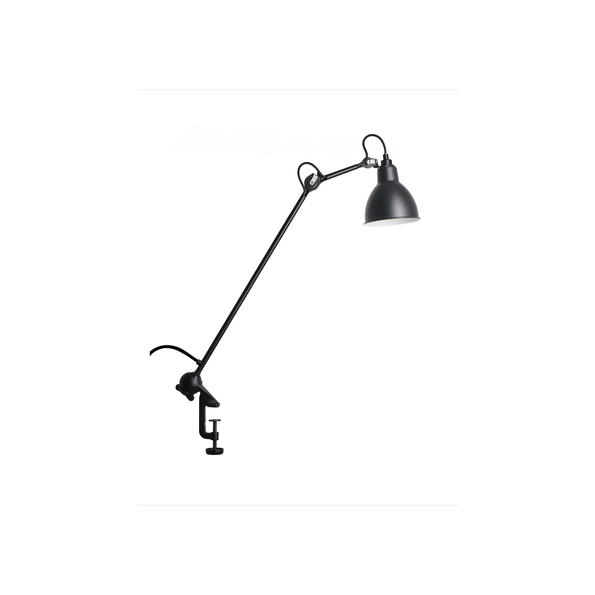 black, black round - Gras 201 - architect lamp - DCW éditions