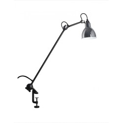 black, chromed round - Gras 201 - architect lamp - DCW éditions