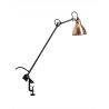 black, raw copper round - Gras 201 - architect lamp - DCW éditions