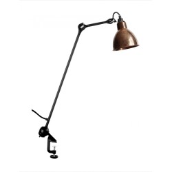 black, raw copper-white round - Gras 201 - architect lamp - DCW éditions