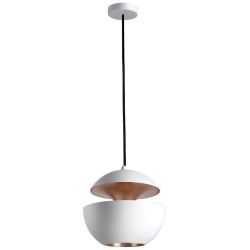 Ø450mm Here Comes the Sun pendant – white/copper – DCW éditions