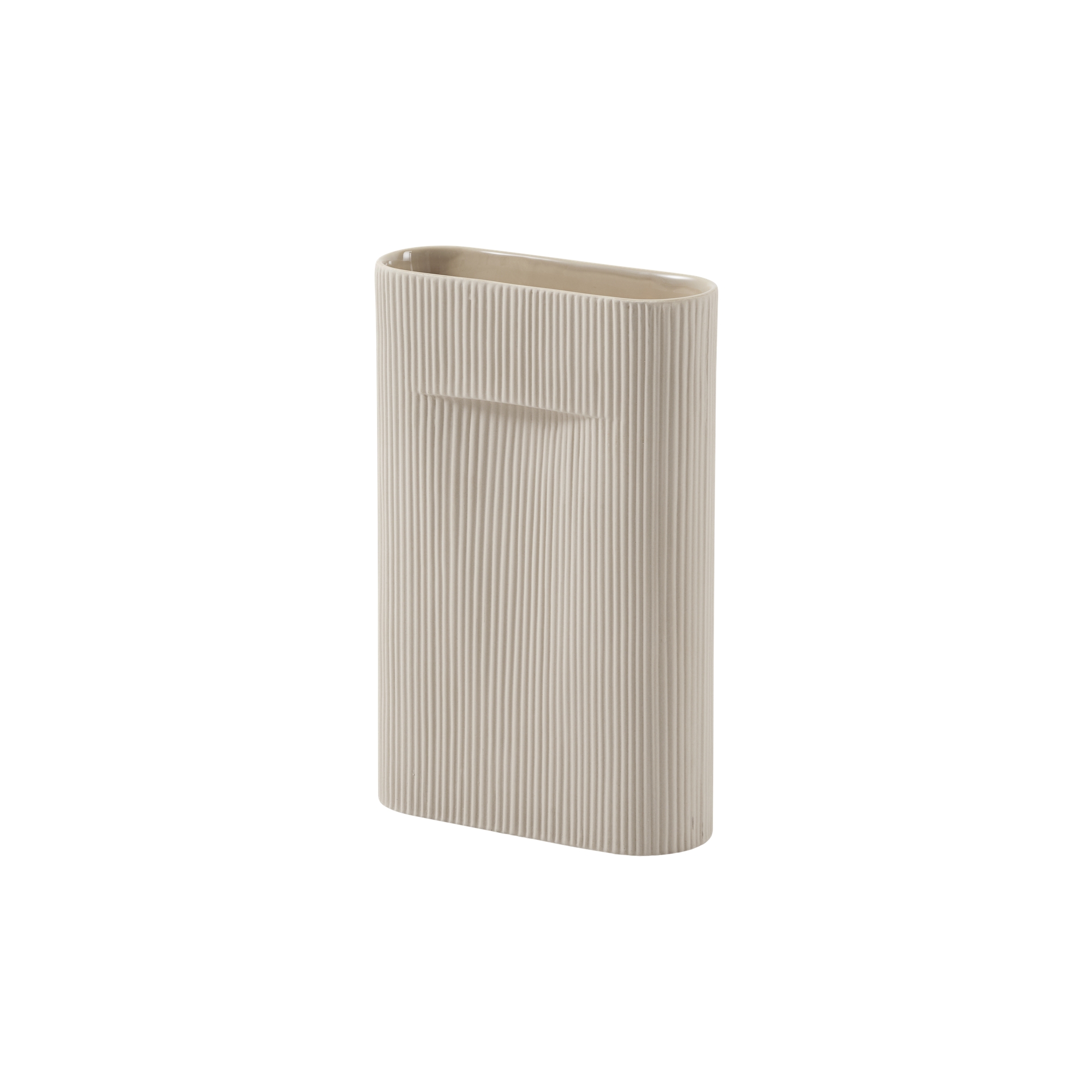 Ridge vase – H35cm – Beige - Muuto