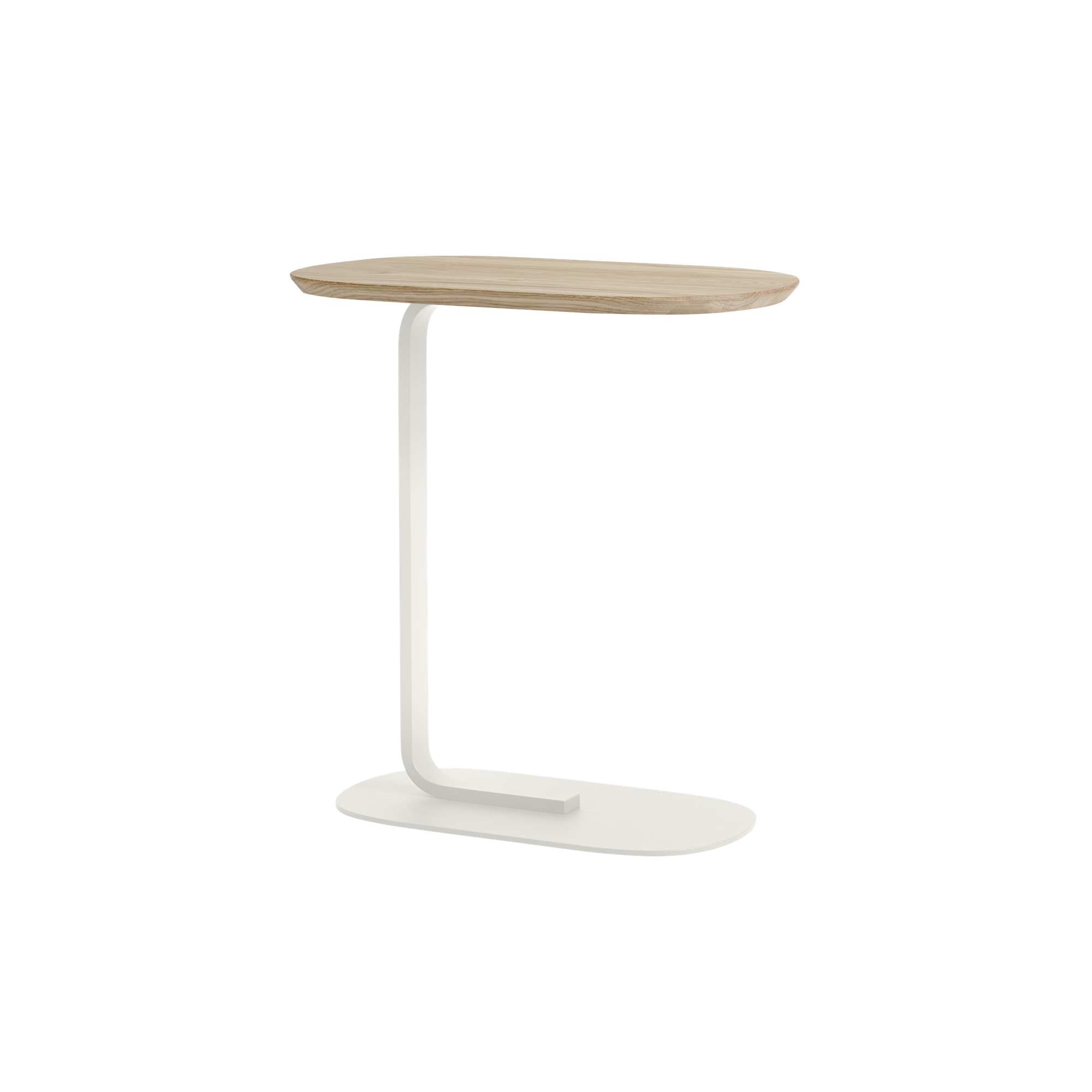 H60,5cm - solid oak / off white - Relate side table - Muuto