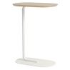 H73,5cm - solid oak/off white - Relate side table - Muuto