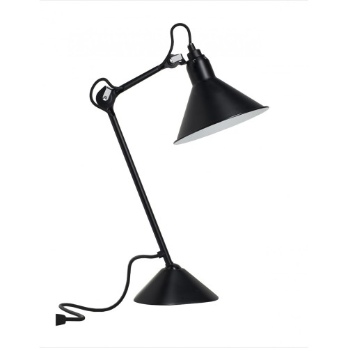 noir / cône noir - Gras 205 - lampe de table - DCW éditions