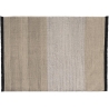 200x300cm - Tres Stripes - polyethylene rug - black - Nanimarquina