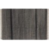 300x400cm - Tres Texture - polyethylene rug - black - Nanimarquina