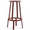 red - H65 - Revolver bar stool - HAY