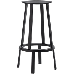 black - H65 - Revolver bar stool - HAY