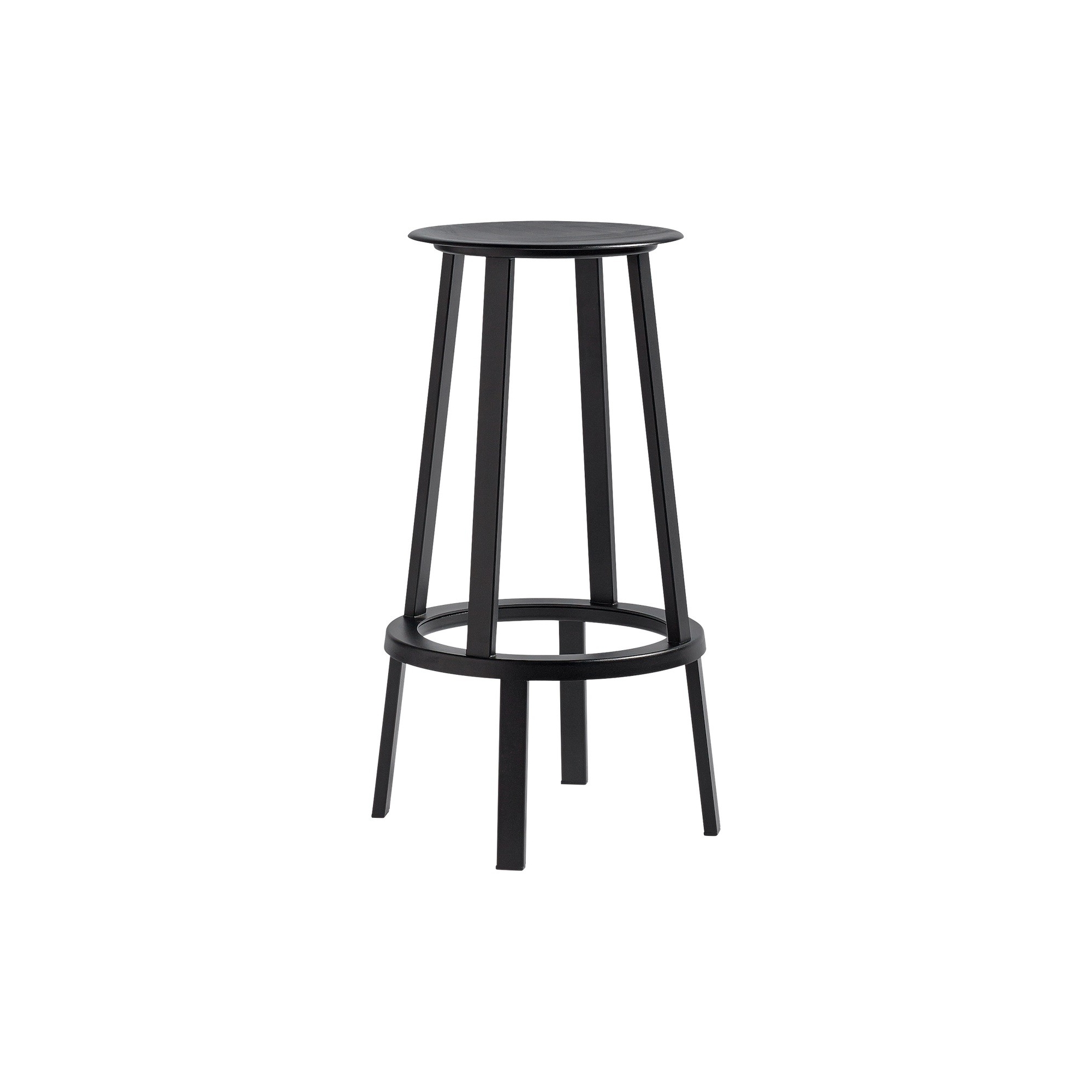 black - H65 - Revolver bar stool - HAY