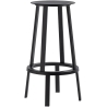 black - H65 - Revolver bar stool - HAY