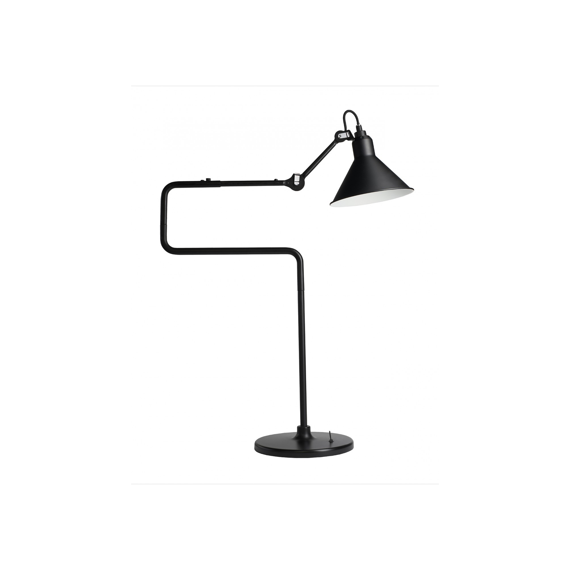 noir / cône noir - Gras 317 - lampe de table - DCW éditions